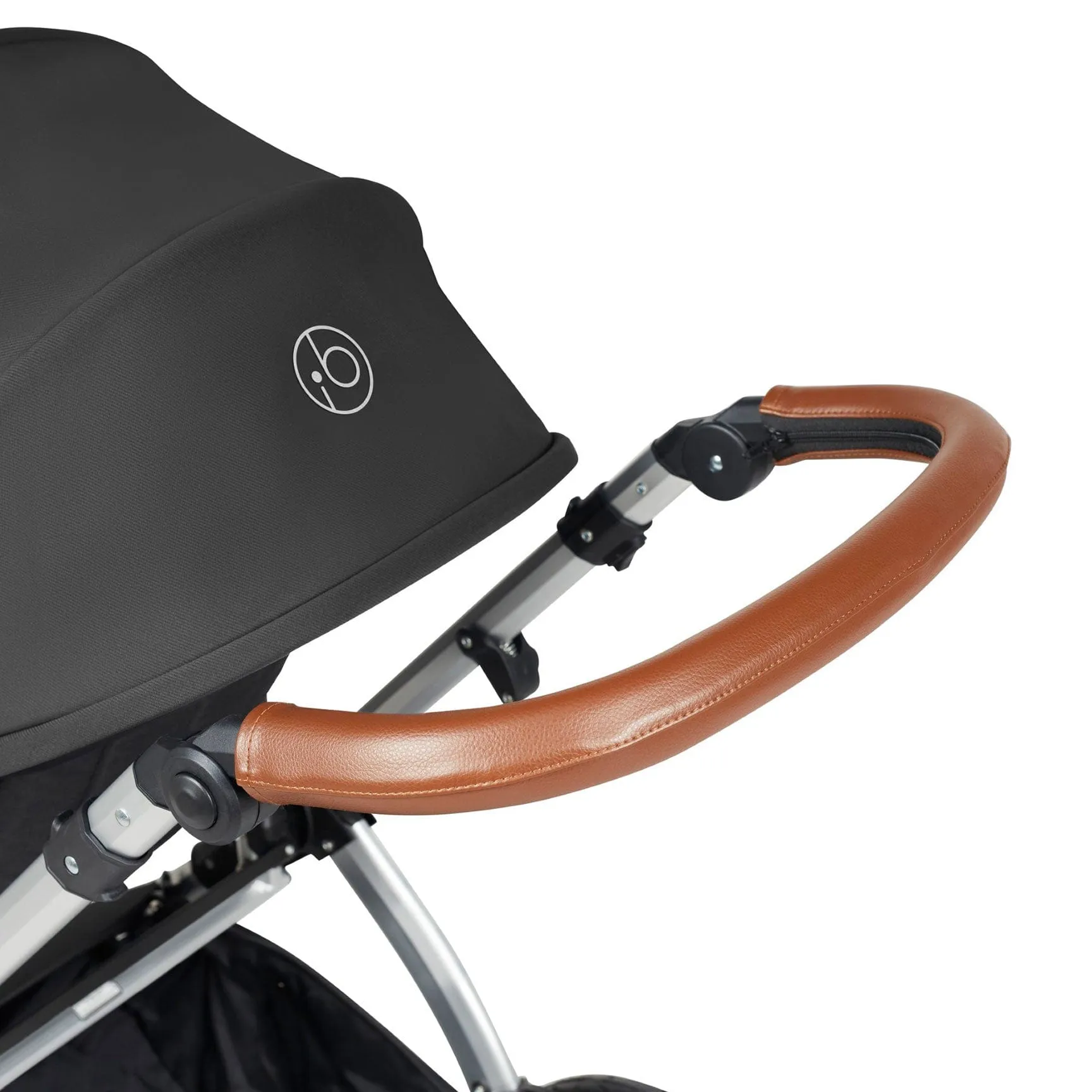 Ickle Bubba Stomp Luxe 2 in 1 Premium Pram - Silver/Charcoal Grey/Tan
