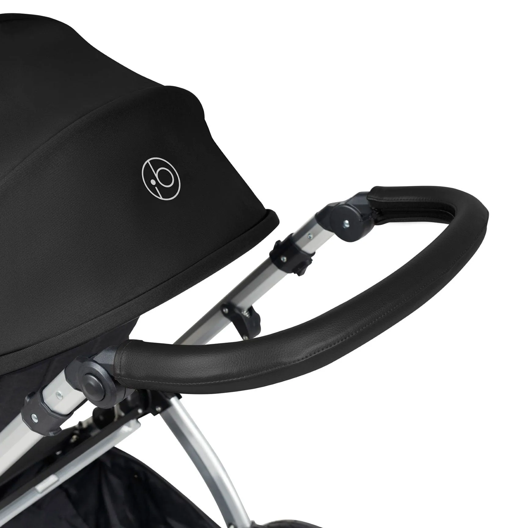Ickle Bubba Stomp Luxe 2 in 1 Premium Pram - Silver/Midnight/Black