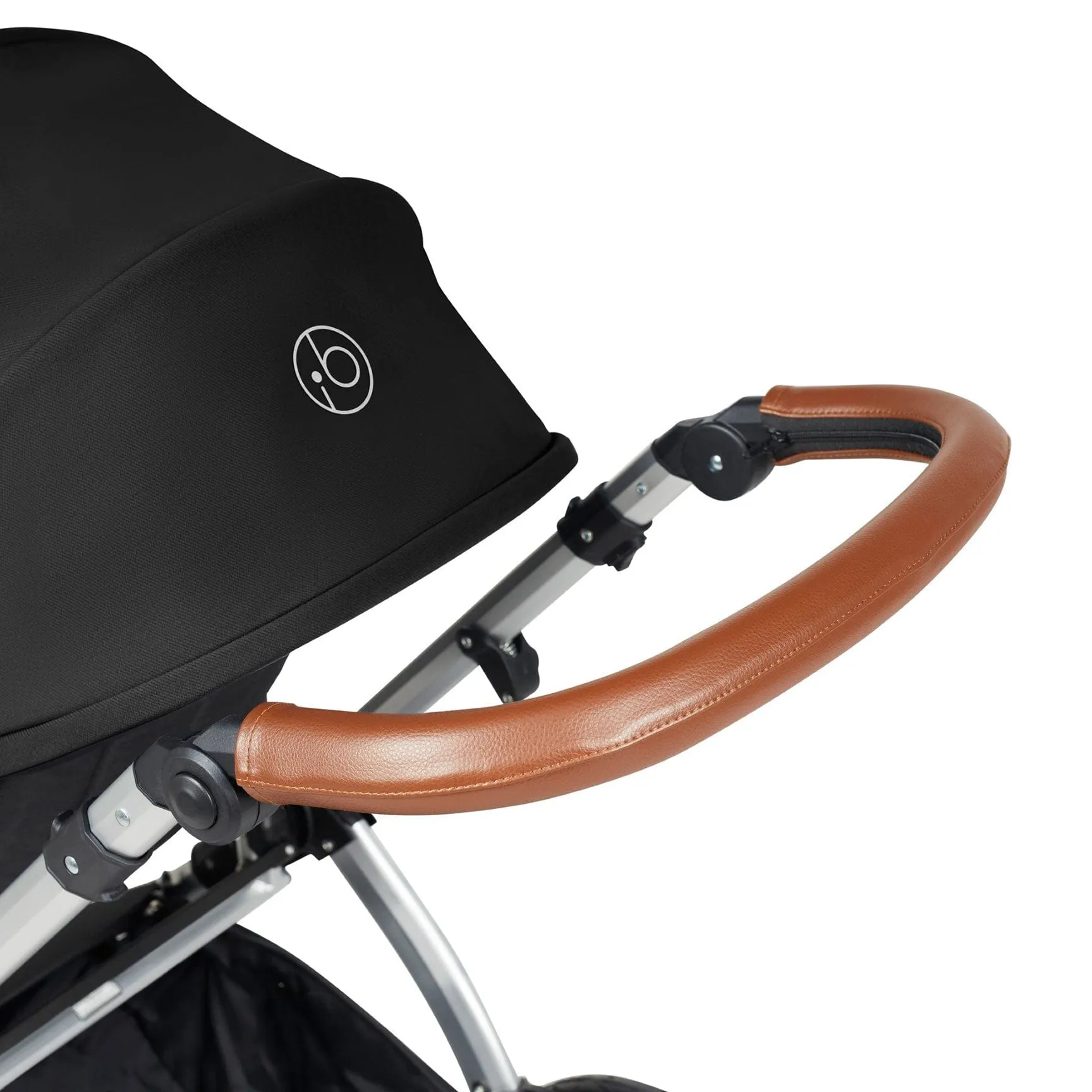 Ickle Bubba Stomp Luxe 2 in 1 Premium Pram - Silver/Midnight/Tan