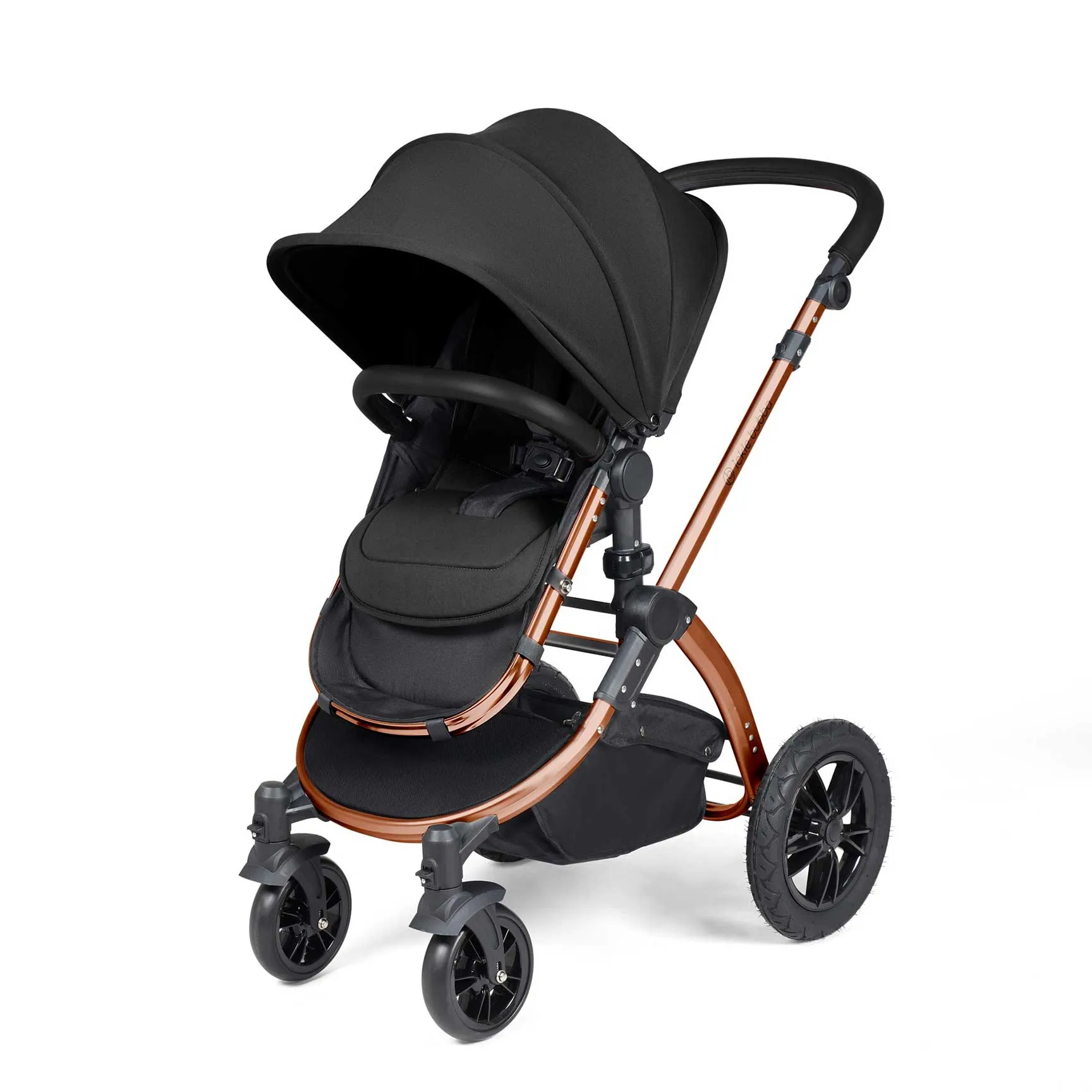 Ickle Bubba Stomp Luxe 2-in-1 Premium Pushchair in Bronze/Midnight/Black