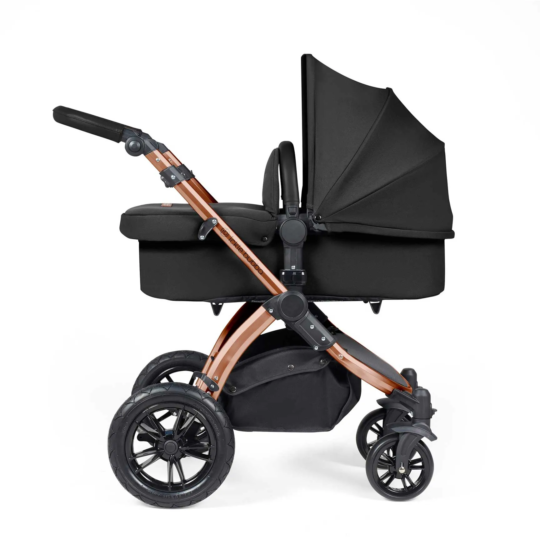 Ickle Bubba Stomp Luxe 2-in-1 Premium Pushchair in Bronze/Midnight/Black