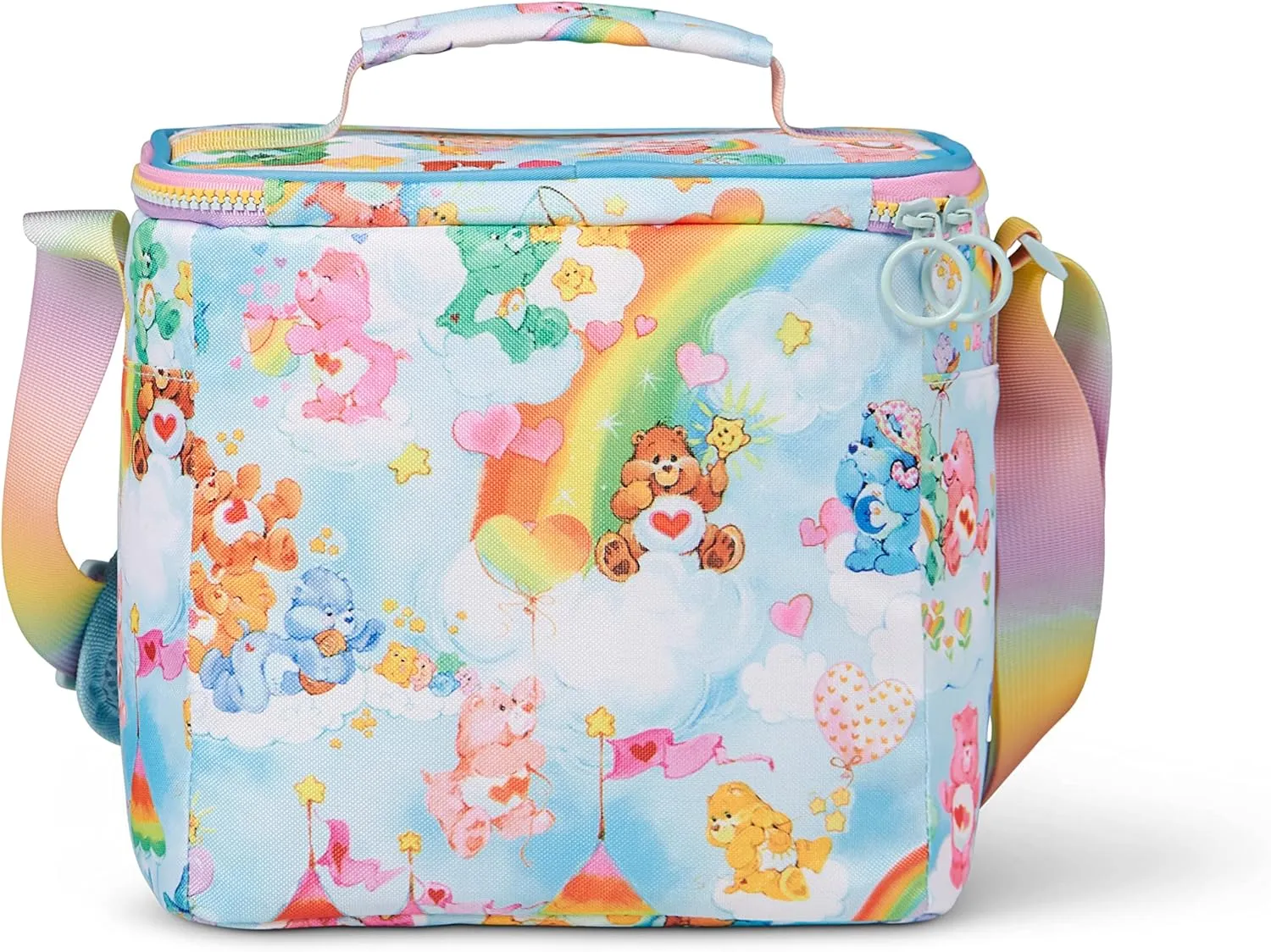 Igloo Retro 90s Lunch Coolers, Insulated Lunch Bag, Square Lunch Box Cooler with Front Pocket & Adjustable Strap