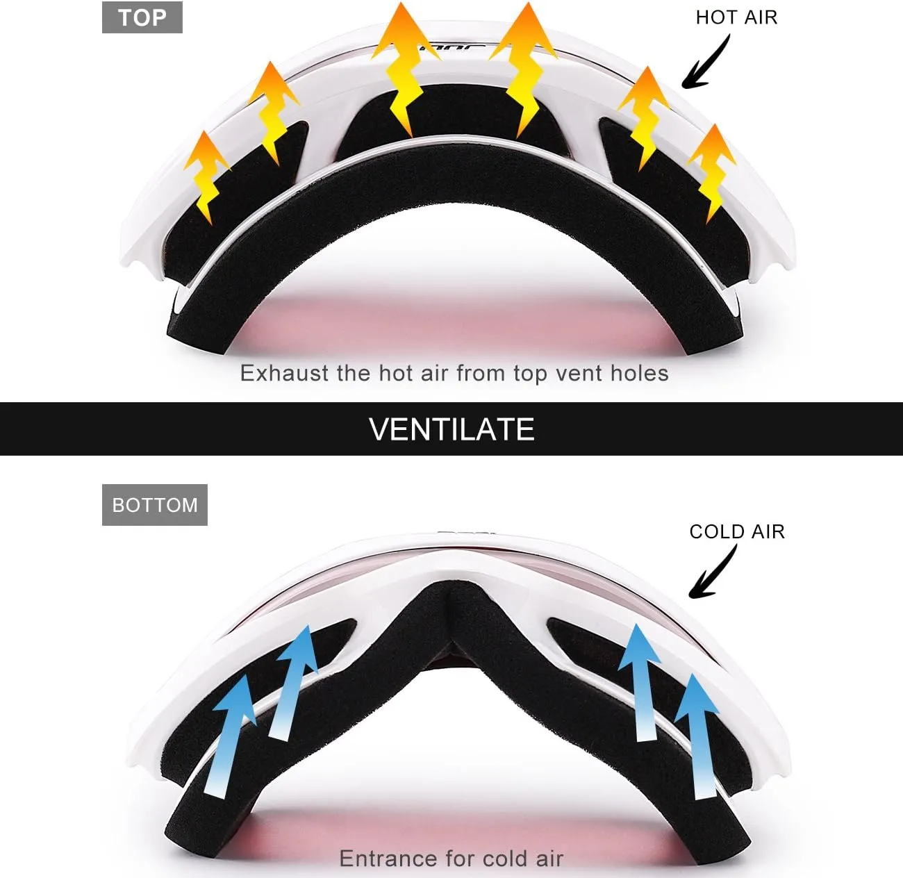 Juli Ski Goggles,Snow Snowboard Goggles Men Women Snowmobile Skiing Skating
