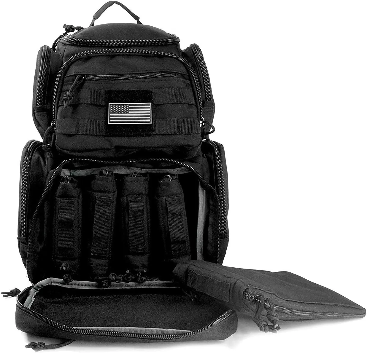 K-Cliffs Tactical Lockable Range Backpack with Free USA Patch
