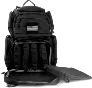 K-Cliffs Tactical Lockable Range Backpack with Free USA Patch