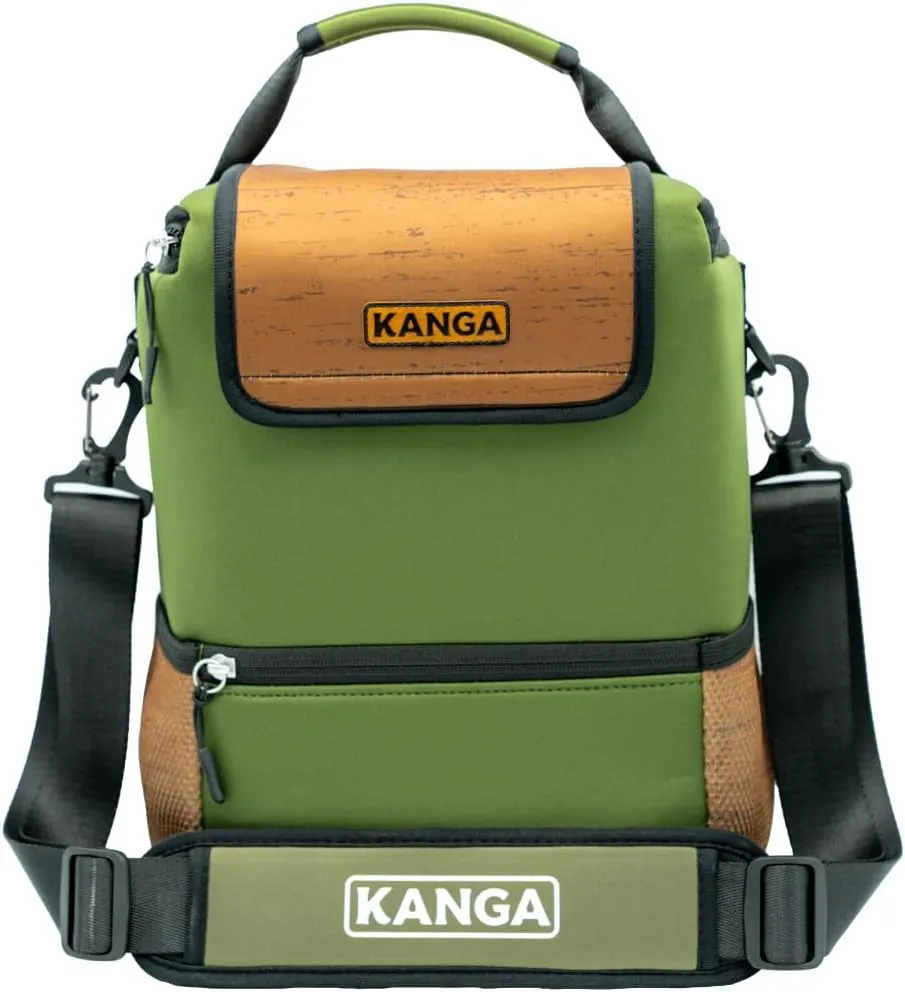 Kanga Insulated Cooler Bag - Soft Cooler Bag - 6 or 12 Can Beer and Seltzer Drink Cooler - Insulated Leak Proof and Durability Tested - Kanga Pouch Cooler