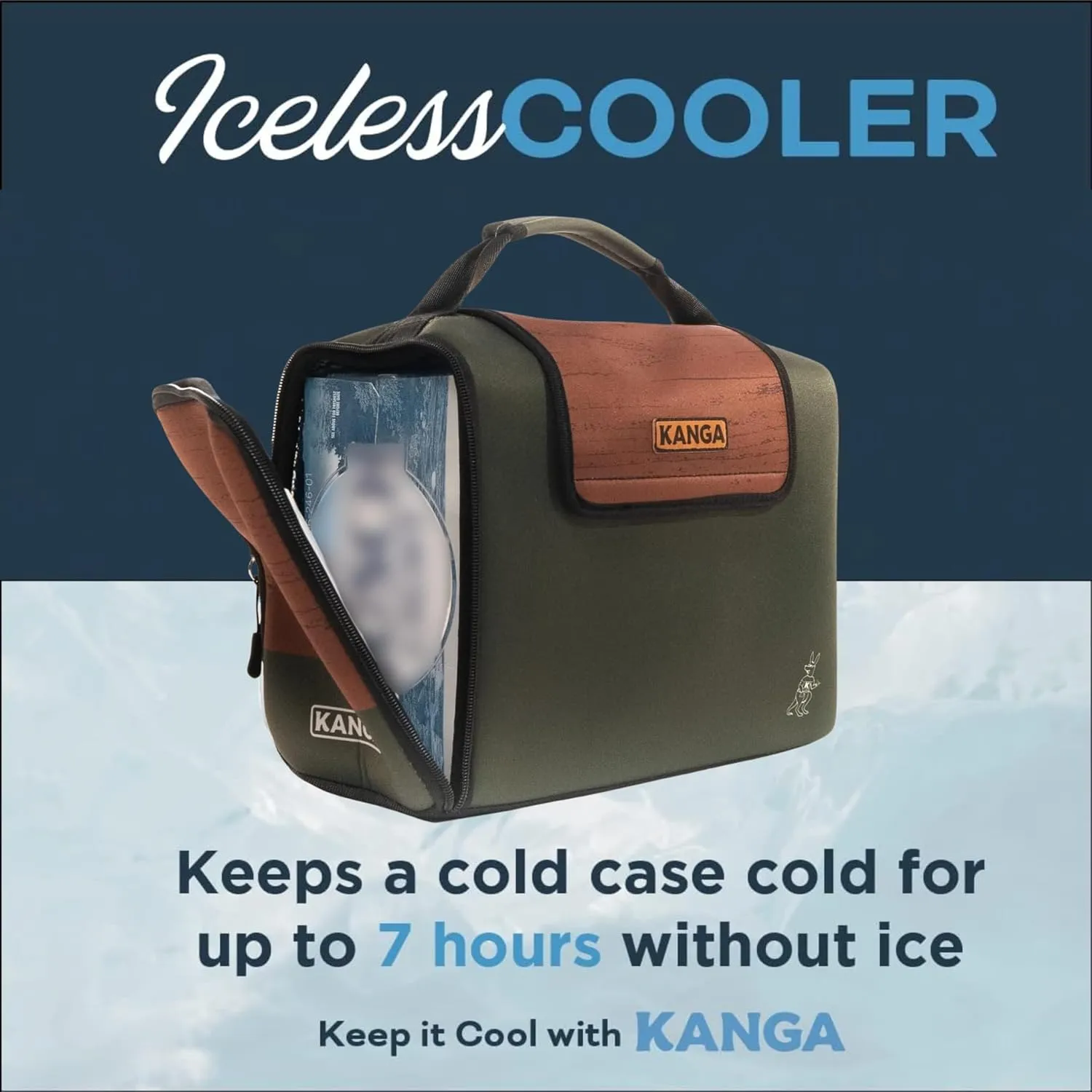 Kanga Insulated Cooler Bag - Soft Cooler Bag - Can Beer and Seltzer Drink Cooler - Insulated and Durability Tested - Kanga Kase Mate