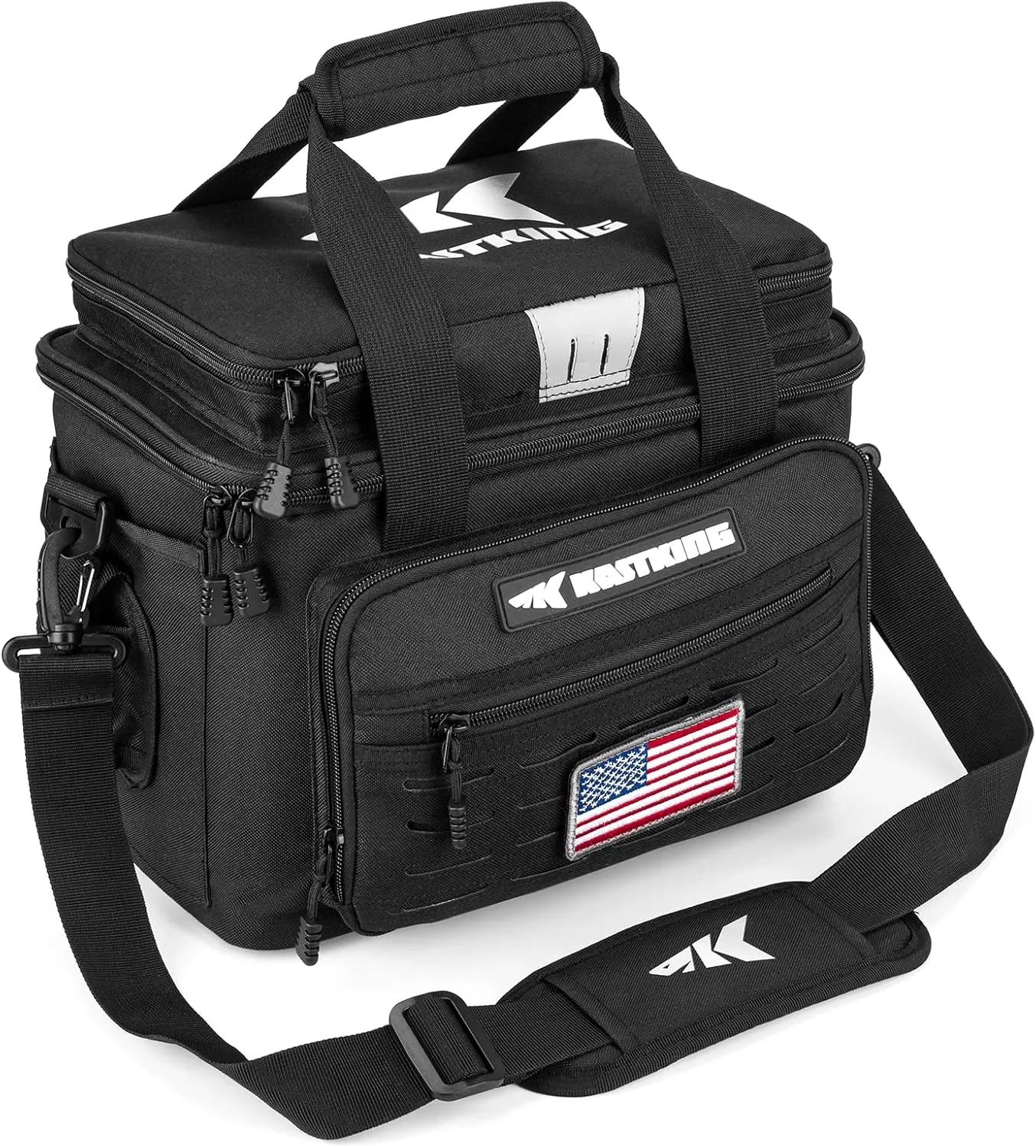 KastKing Fishing Tackle Bags - Saltwater & Freshwater Fishing Bags - Water Resistant, Padded Shoulder Strap - Gear Storage