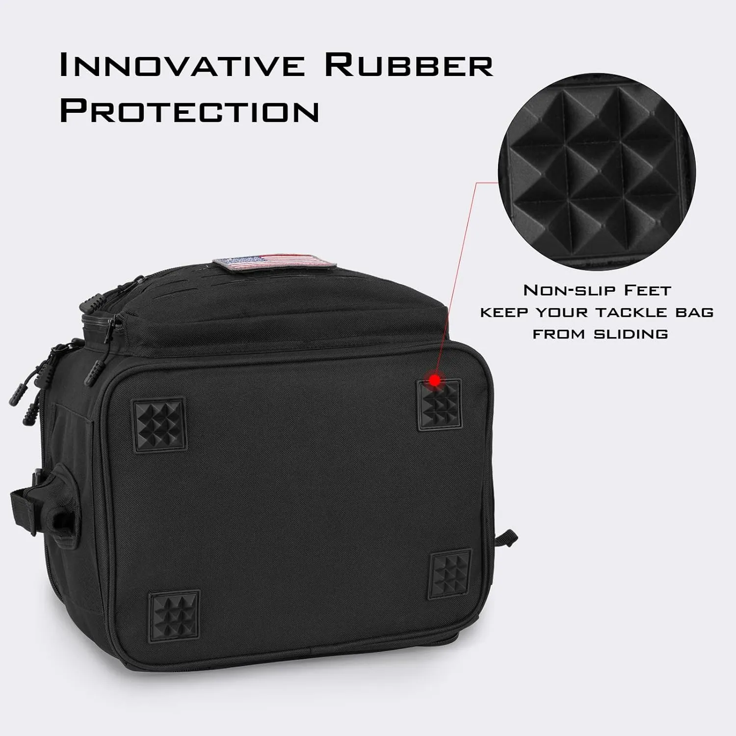 KastKing Fishing Tackle Bags - Saltwater & Freshwater Fishing Bags - Water Resistant, Padded Shoulder Strap - Gear Storage