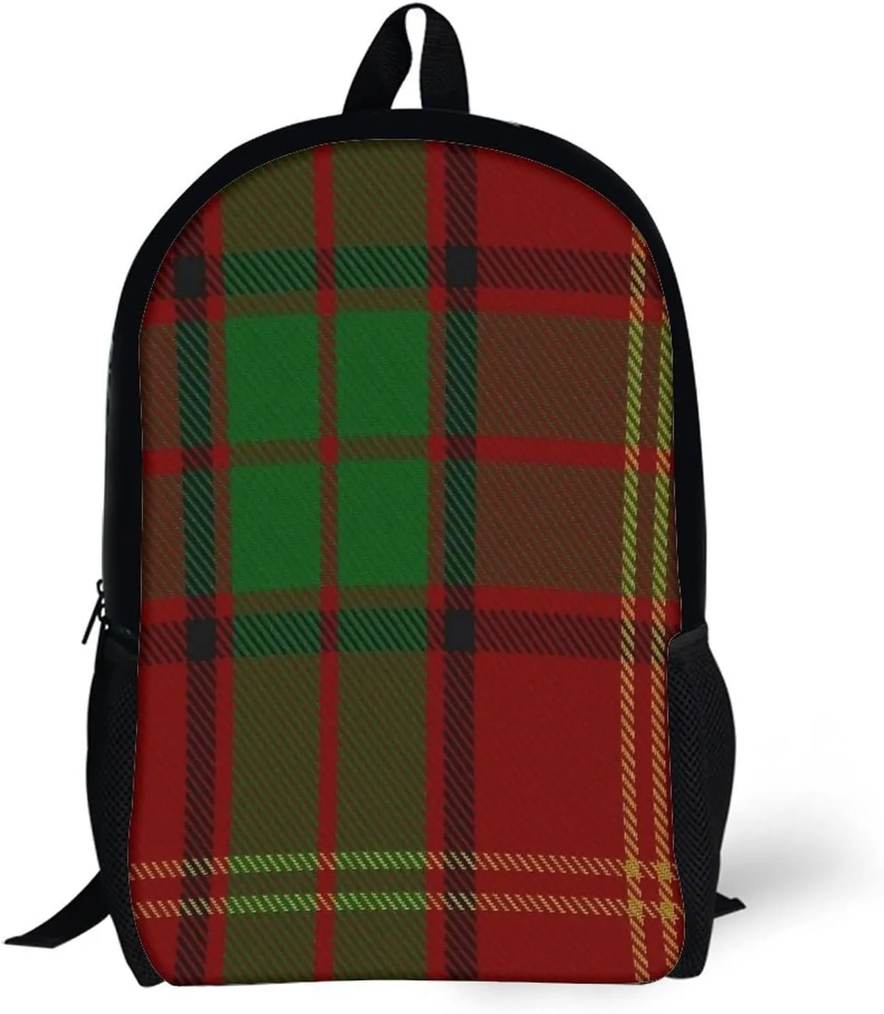 Kirk Clan Family Tartan Backpack Lightweight Waterproof Backpacks Laptop Backpack for Unisex Casual Travel Daypacks Large Capacity