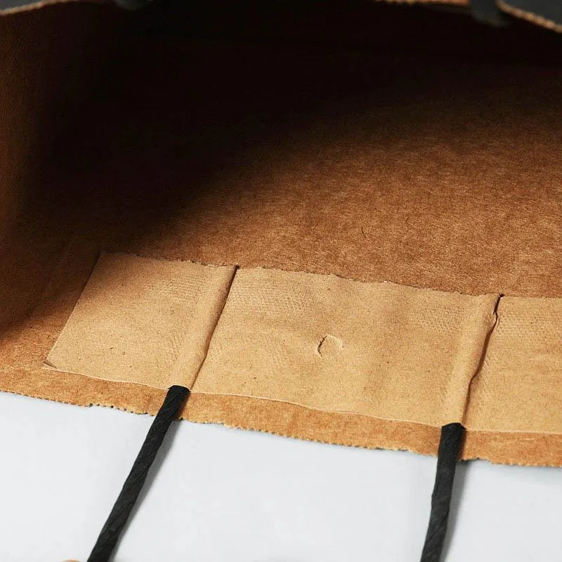 Kraft Carry Craft Paper Bags 50PCS 5Sizes Brown