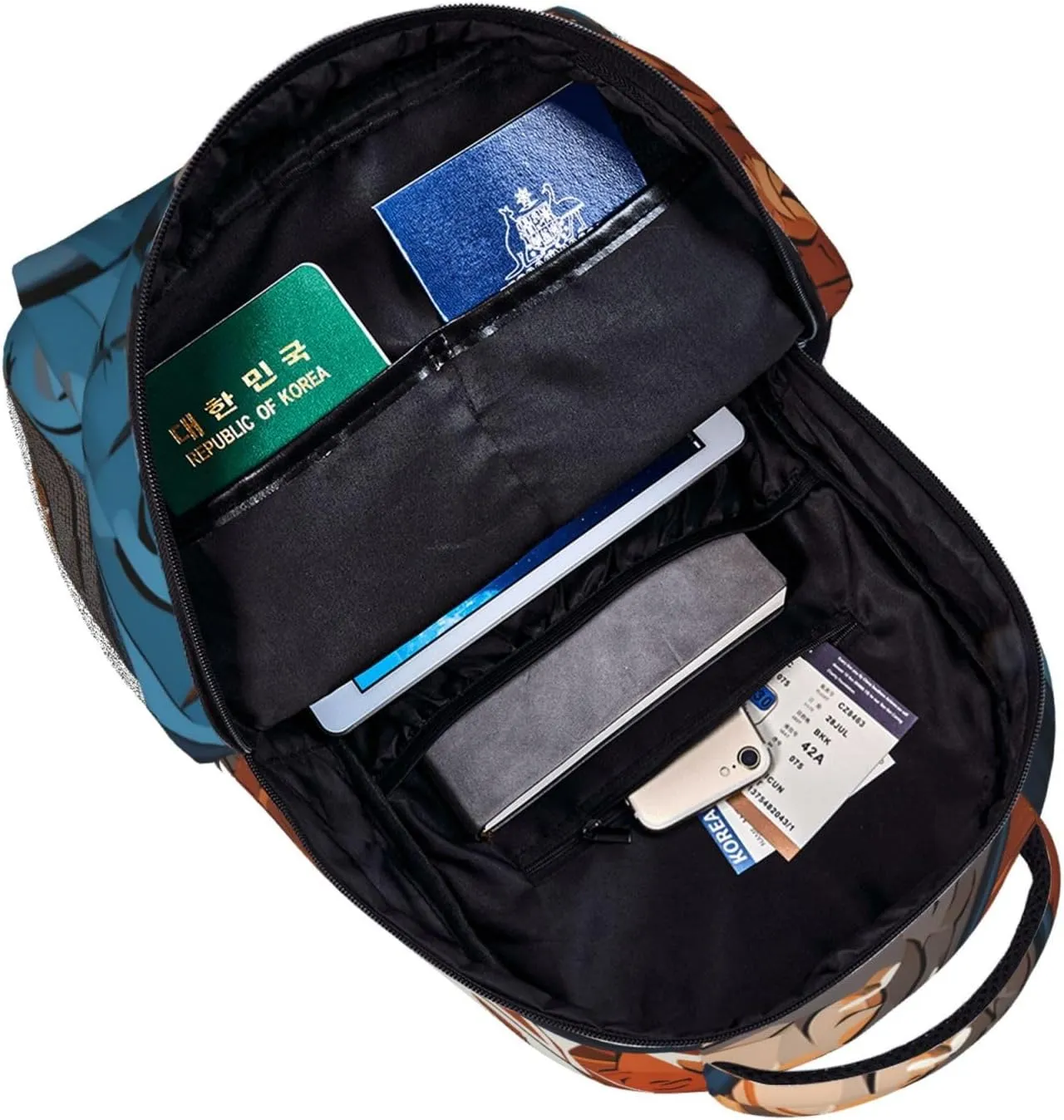 Laptop Backpack for Men Women Lightweight Travel Backpack Spiral and curve patterns Daypack Laptop Bag for Travel