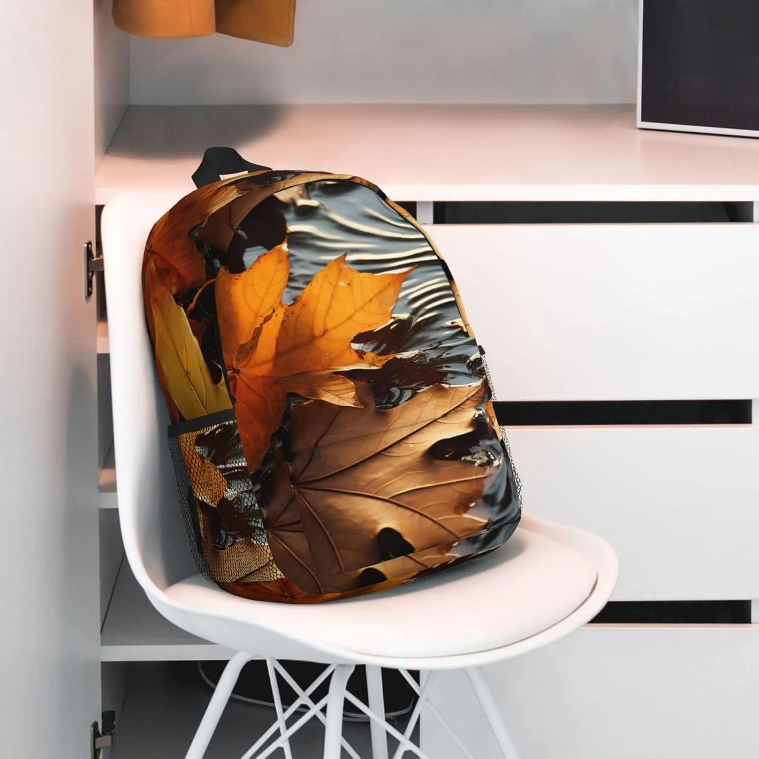 Laptop Backpack Lightweight Backpack for Men Women Daypack Fall Leaves Laptop Bag Casual Backpack for Travel