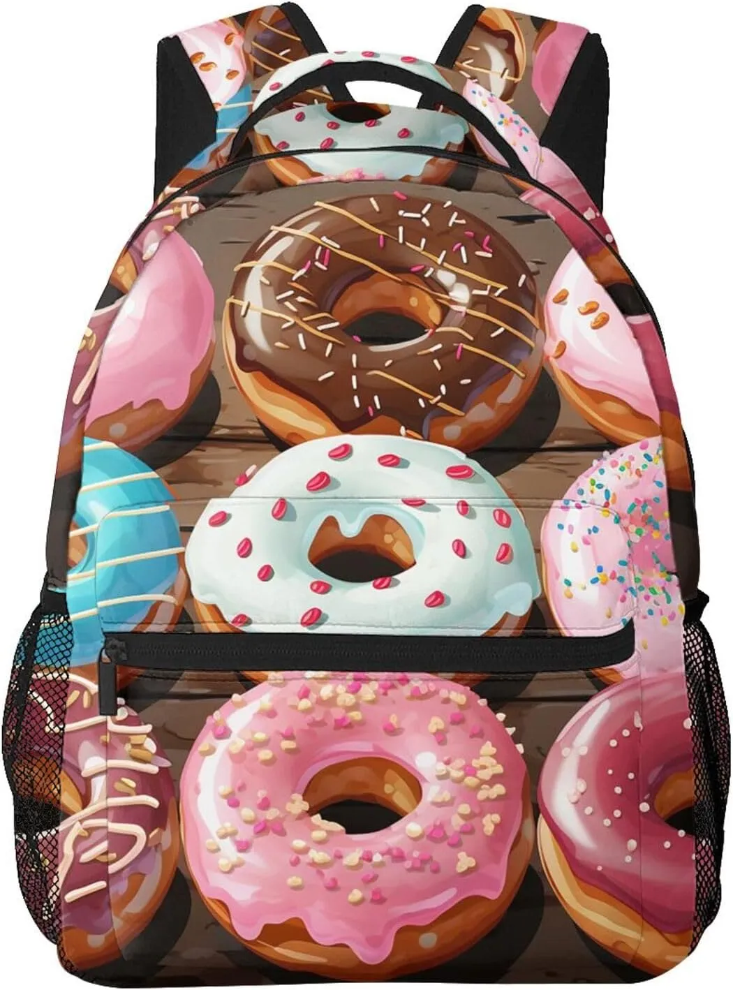 Laptop Backpack Lightweight Daypack for Men Women Donuts Backpack Laptop Bag for Travel Hiking