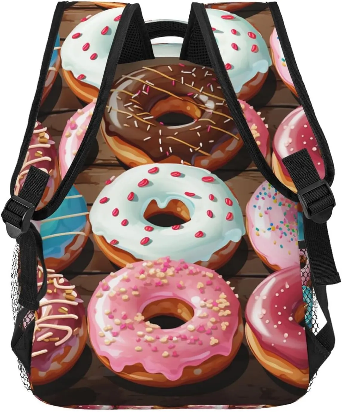 Laptop Backpack Lightweight Daypack for Men Women Donuts Backpack Laptop Bag for Travel Hiking
