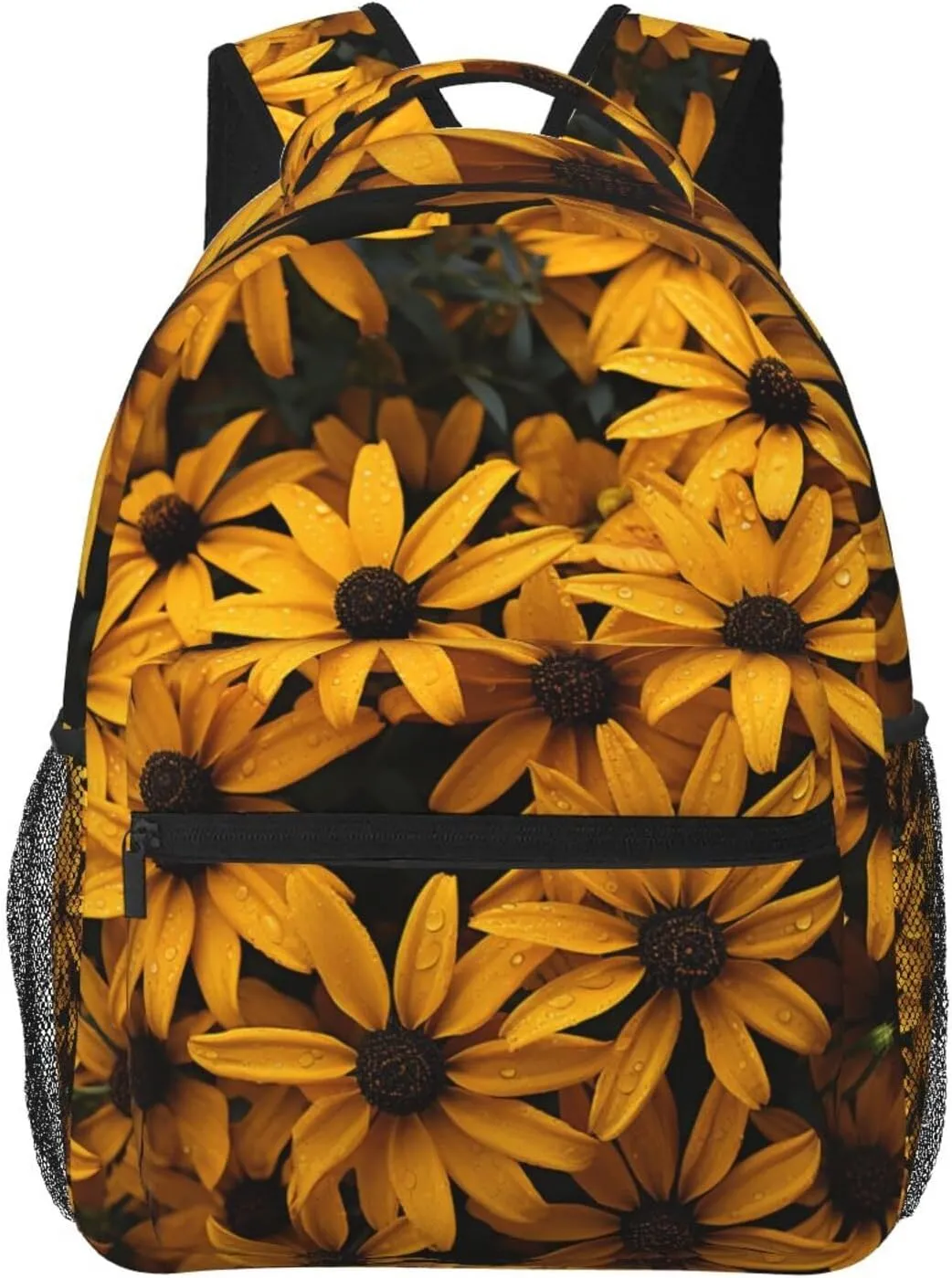 Laptop Backpack Lightweight Daypack for Men Women Rudbeckia Backpack Laptop Bag for Travel Hiking