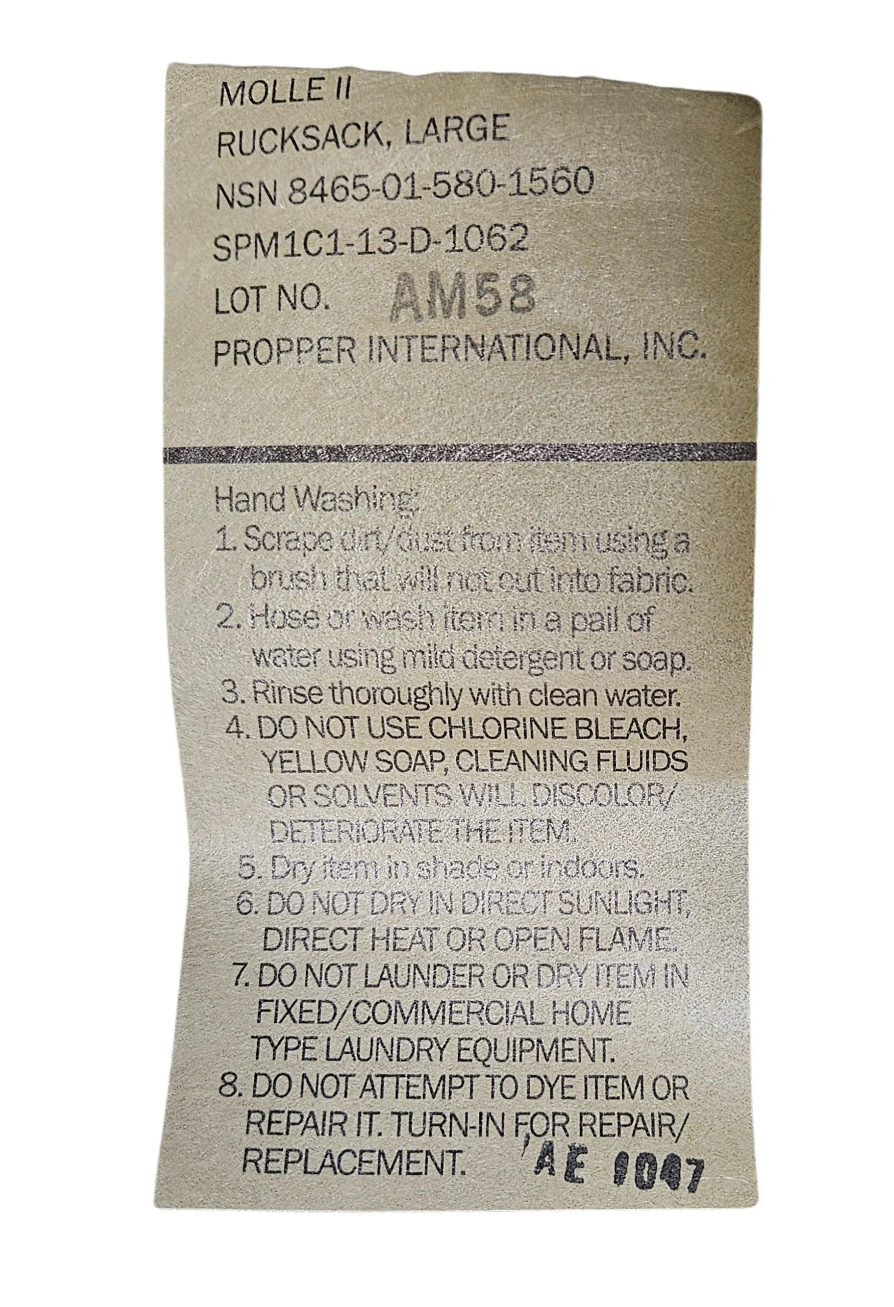 Large Field Pack - Main Pack Bag