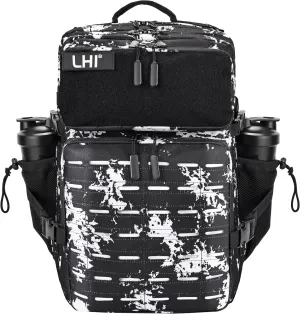 LHI Tactical Military Backpack for Men 25L/45L Large Molle Army Assault Pack 3 Day Hiking Rucksack With Bottle Holder