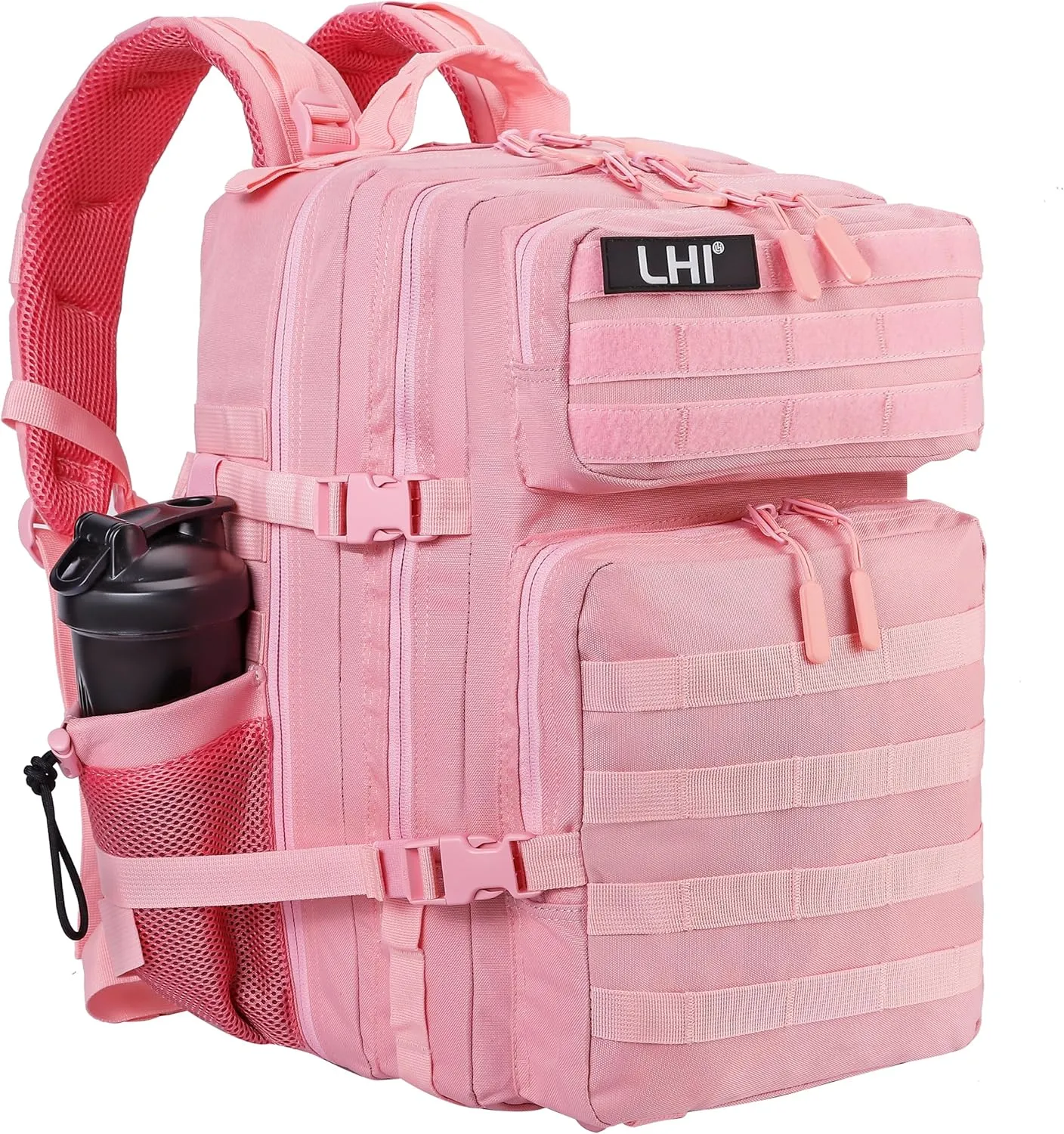 LHI Tactical Military Backpack for Men and Women 25L/35L Army Assault Pack Bag Small Rucksack with Bottle Holder