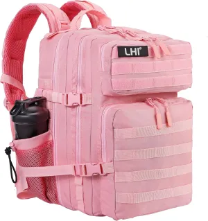 LHI Tactical Military Backpack for Men and Women 25L/35L Army Assault Pack Bag Small Rucksack with Bottle Holder