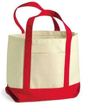 Liberty Bags Small Canvas Boat Tote Bag - 8867