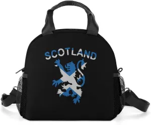 Lion Rampant Scotland Scottish Lunch Bag Women Insulated Cooler Bag Reusable Crossbody Lunch Tote Bag