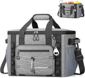 Maelstrom Soft Sided Cooler Bag, 30/40 Can Collapsible Insulated Ice Chest, Large Leakproof Camping & Travel Cooler for Kayaking & Beach