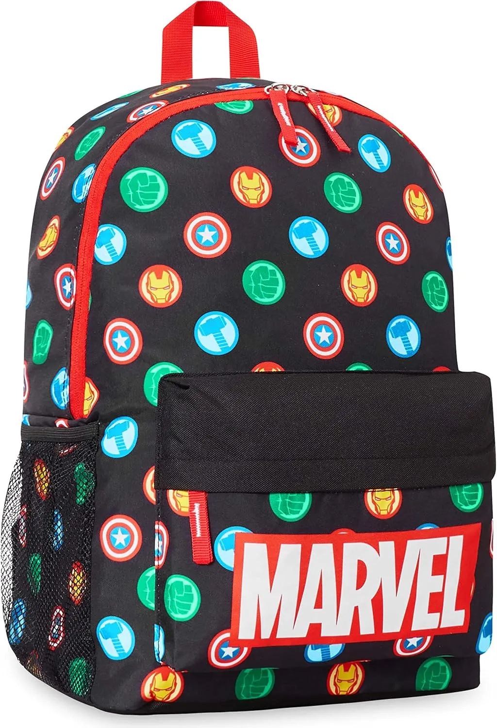 Marvel Backpack - Bags for Travel, Sports Rucksack Gifts (Black Aop)