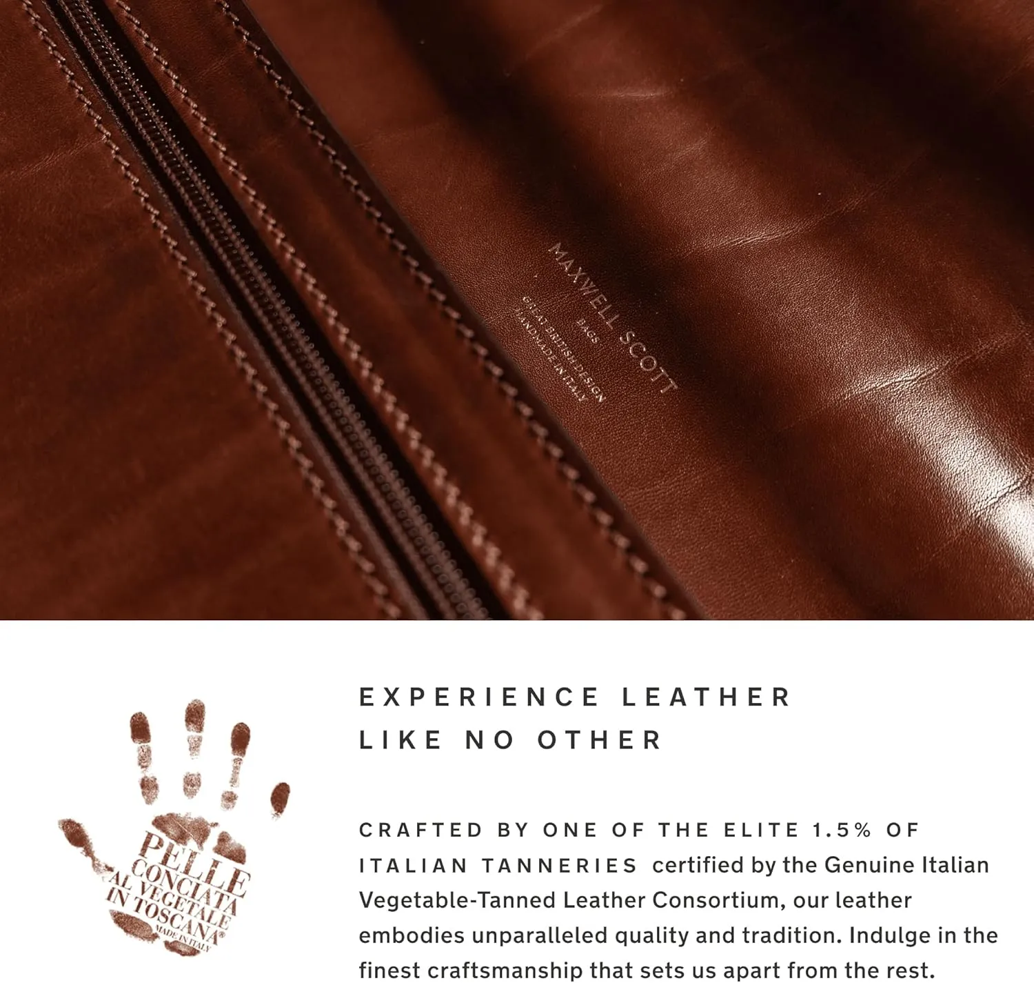Maxwell Scott - Luxury Leather Wheeled Rolling Trolley Case Luggage for Luxury Travelling - The Piazzale Chestnut Tan