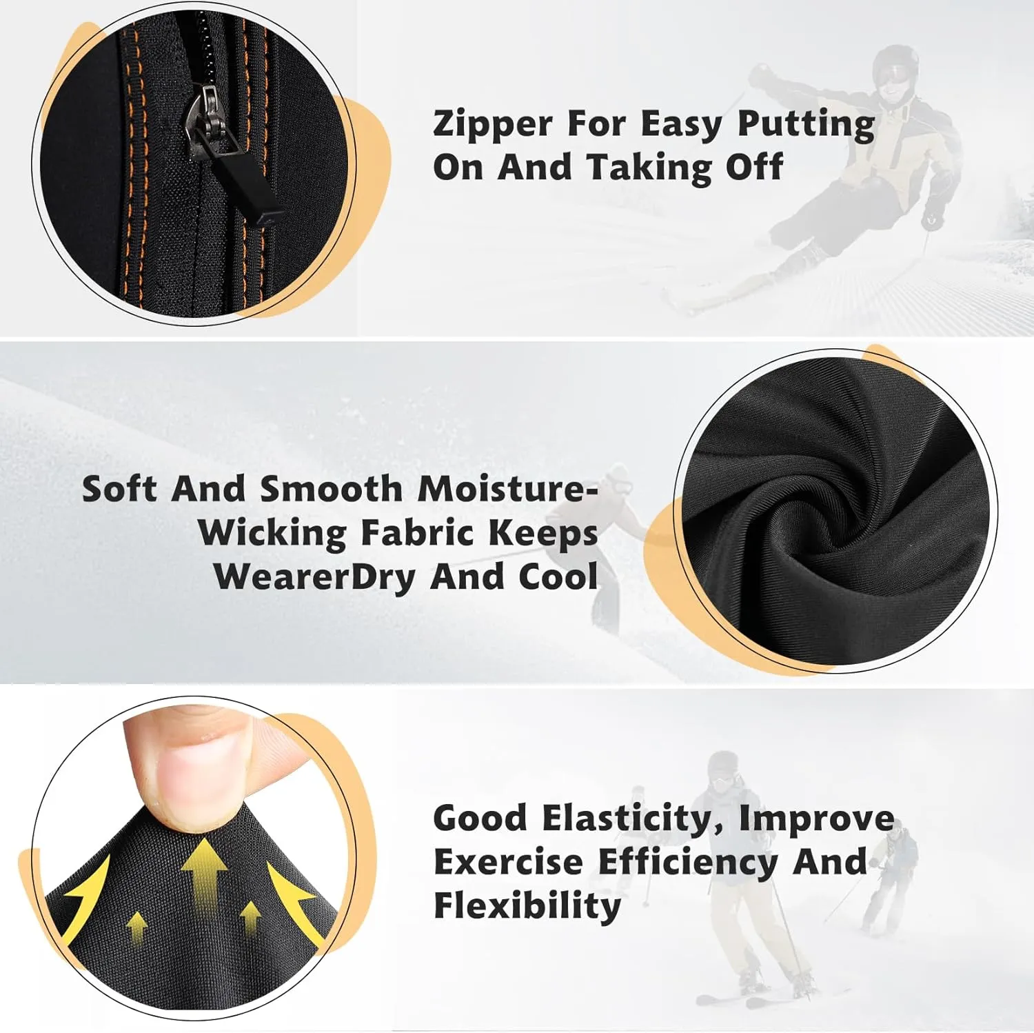 Mens Skating Padded Shirt for Snowboard Skiing Compression Shirt with Pads Chest Protector, Protective Whole Back Shoulder Adult Impact 3D Undershirt Heart Guard for Football Lacrosse