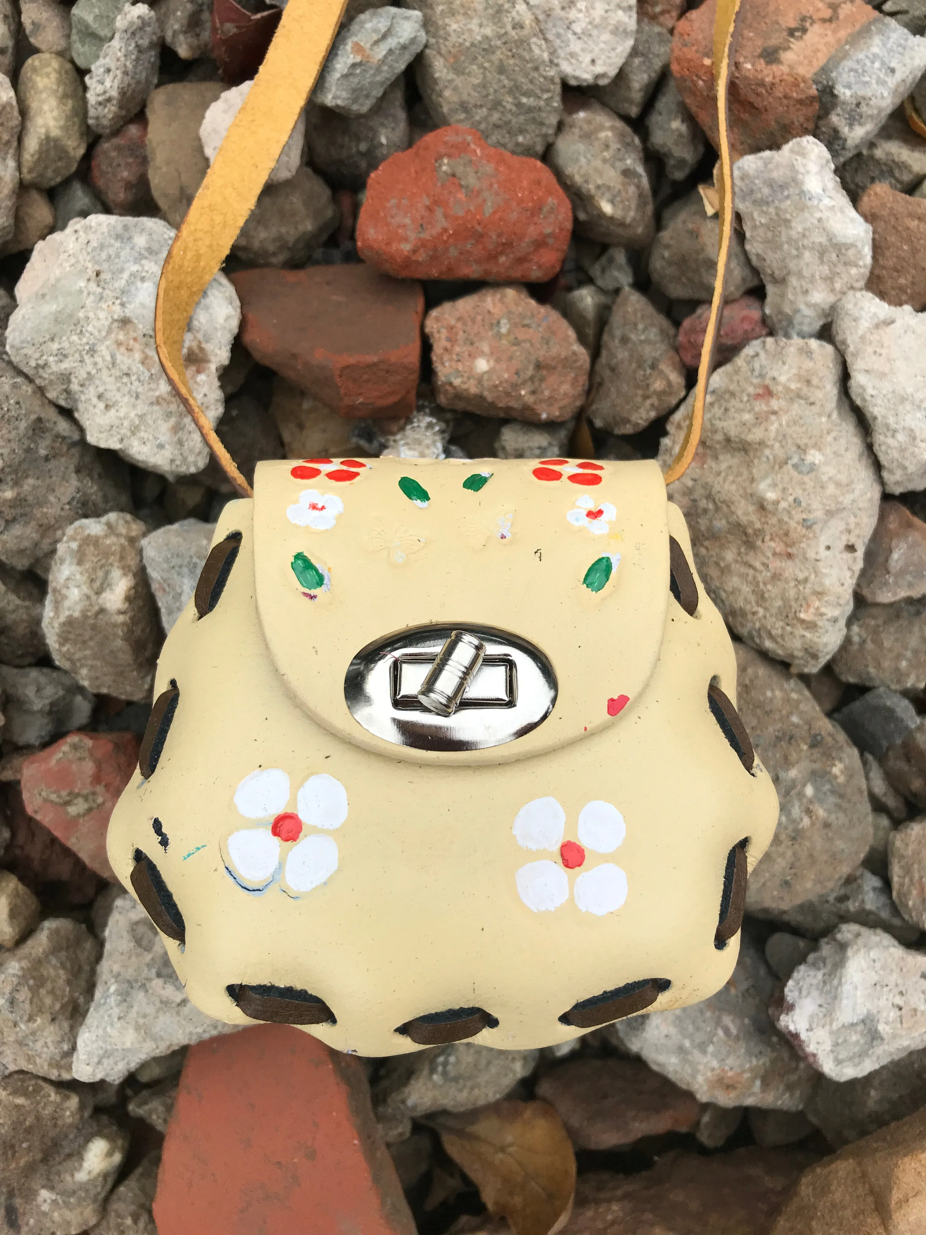 Mexican Tooled Leather Latigo Purse