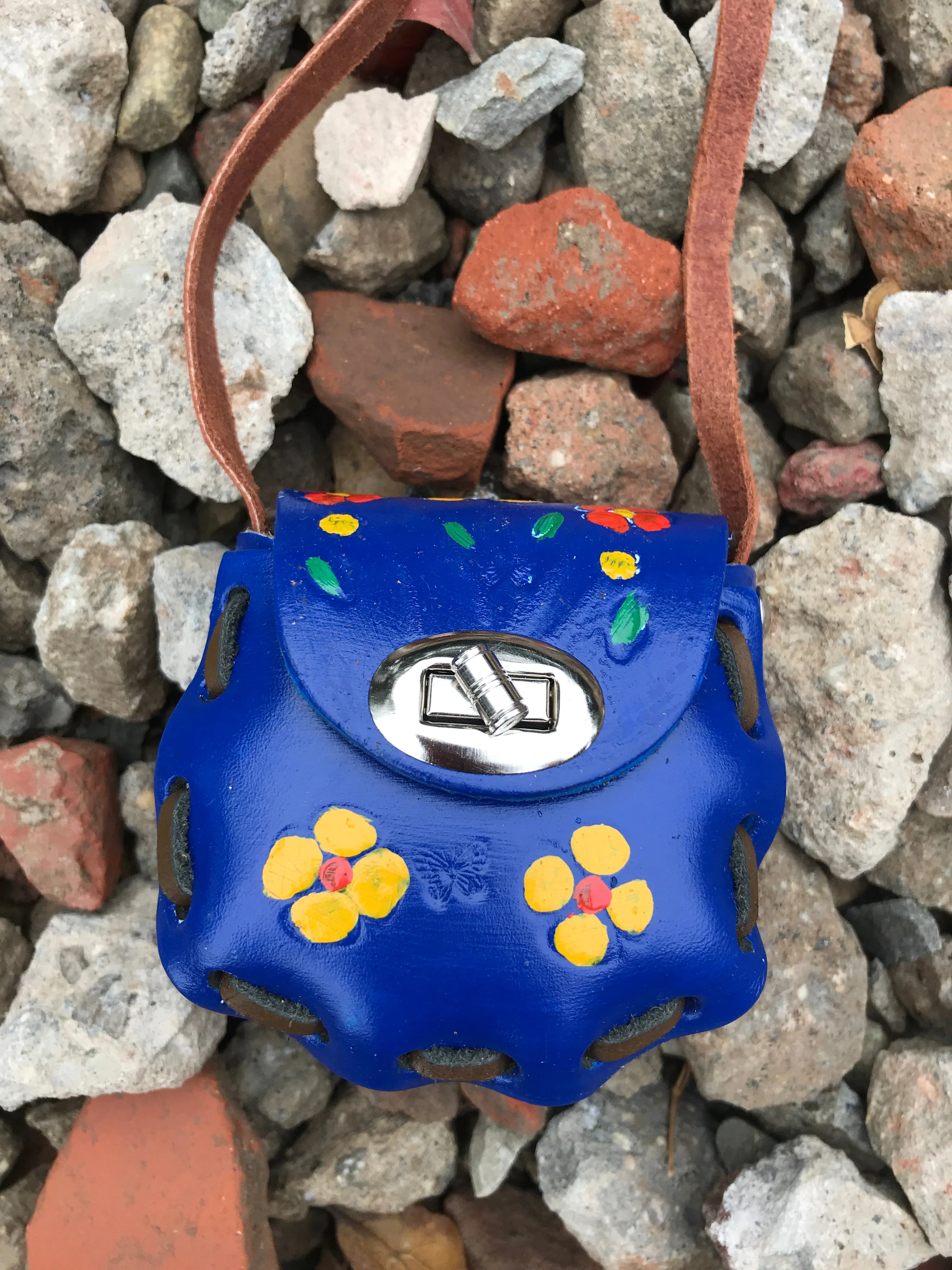 Mexican Tooled Leather Latigo Purse