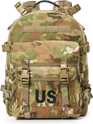 MT Military Army MOLLE 2 Tactical Assault Backpack, Rifleman 3 Day Pack, Medium Rucksack