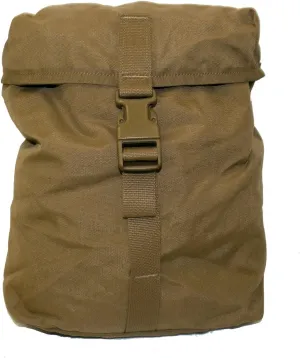 New Genuine Military Issue ILBE Sustainment Pouch, Utility Pouch, Tactical Bags, Coyote Brown Made in USA