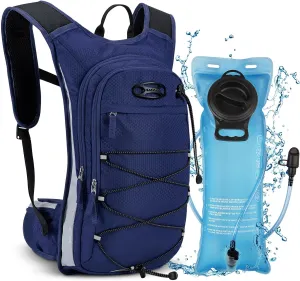 NOOLA Hydration Backpack, Insulated Hiking Water Backpack with 3L TPU Water Bladder for Men Women, Running Hydration Pack Hydro Daypack for Hiking, Trail, Running, Marathons Race, Cycling