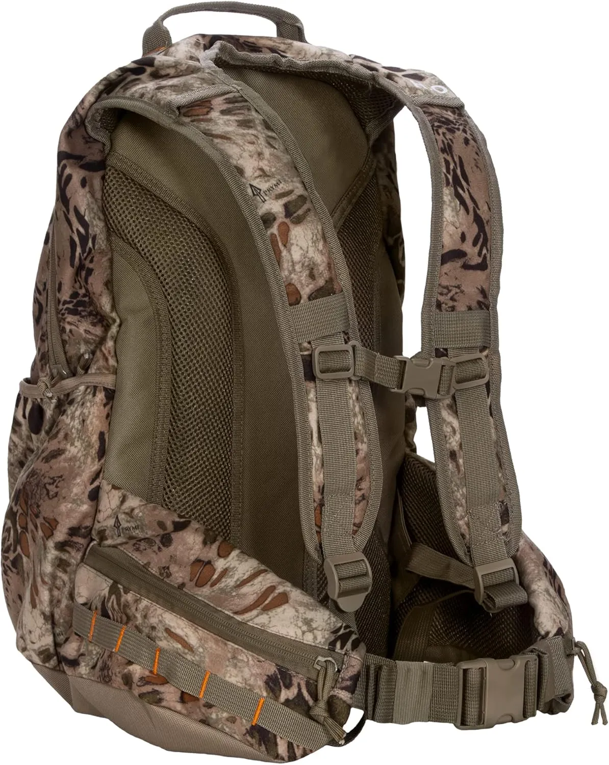 North Mountain Gear Camouflage Hunting Backpack Waterproof Bow and Rifle Compatible Hunting Bag (Prym1 Sand Storm)