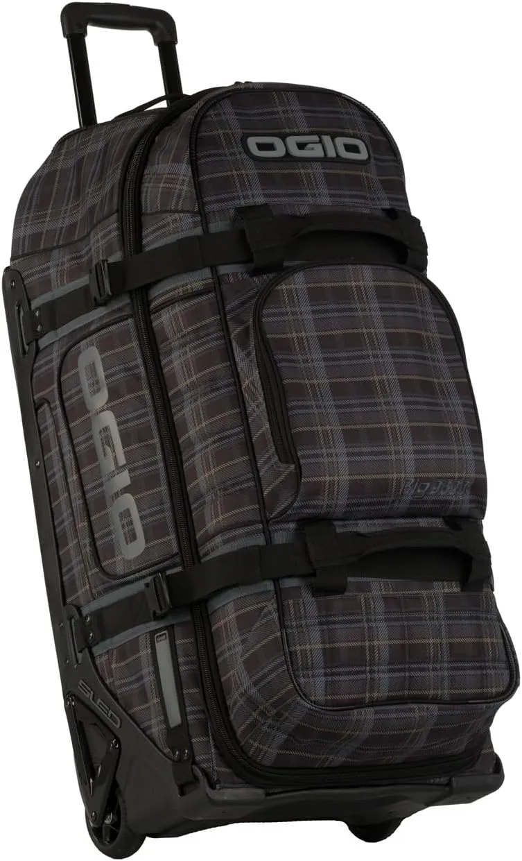 Ogio RIG9800 Wheeled Gear Bag Plaidley Tan/Black