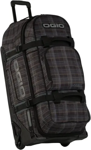 Ogio RIG9800 Wheeled Gear Bag Plaidley Tan/Black