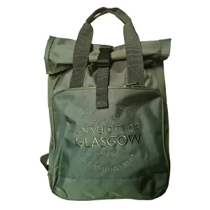 Olive Roll Top Backpack