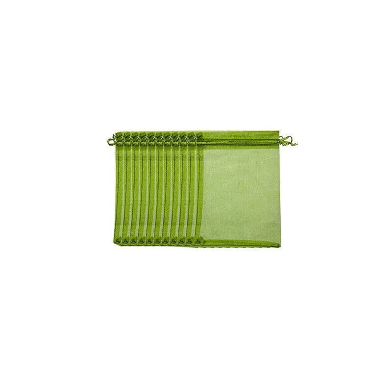 Organza Fruit Protection Bags 50-100PCS 3Sizes Green