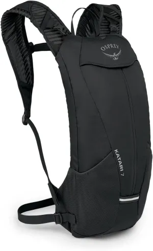 Osprey Katari 7L Men's Biking Backpack with Hydraulics Reservoir, Black
