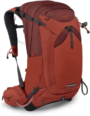 Osprey Manta 24L Men's Hiking Backpack with Hydraulics Reservoir, Oak Leaf Orange, One Size