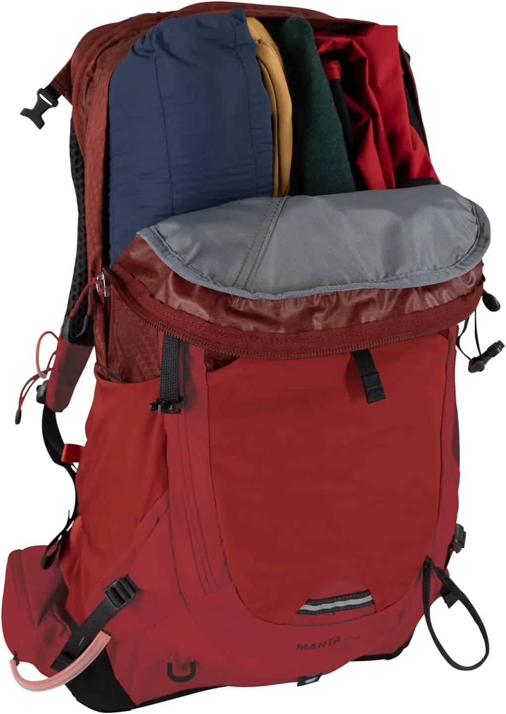 Osprey Manta 24L Men's Hiking Backpack with Hydraulics Reservoir, Oak Leaf Orange, One Size