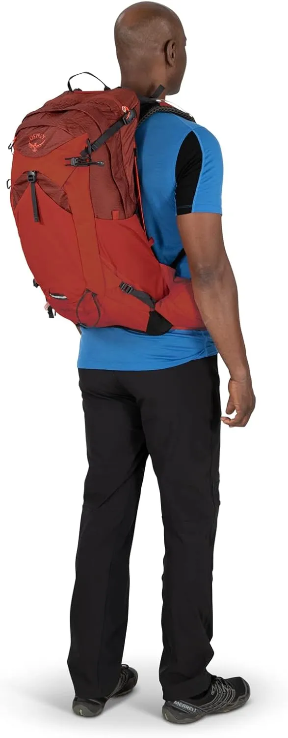 Osprey Manta 24L Men's Hiking Backpack with Hydraulics Reservoir, Oak Leaf Orange, One Size