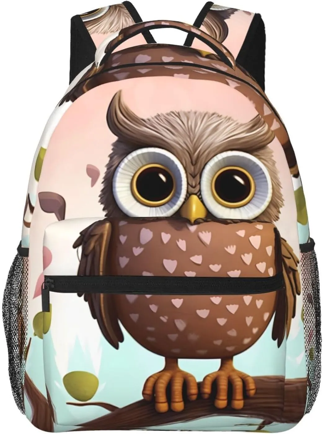 Owl Lover Backpack for Men Women Casual Daypack Laptop Backpack Computer Bag Travel Laptop Bag