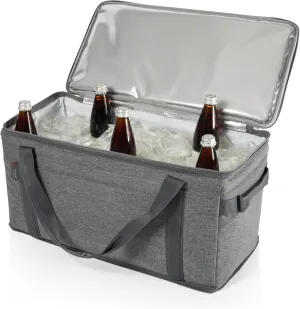 PICNIC TIME 64 Can Collapsible Cooler, Large Insulated Soft Cooler Bag, Portable Beach Cooler with Shoulder Strap