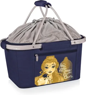 PICNIC TIME Metro Shopping Basket, Insulated Picnic Basket, Collapsible Market Basket, Utility Tote Cooler Bag