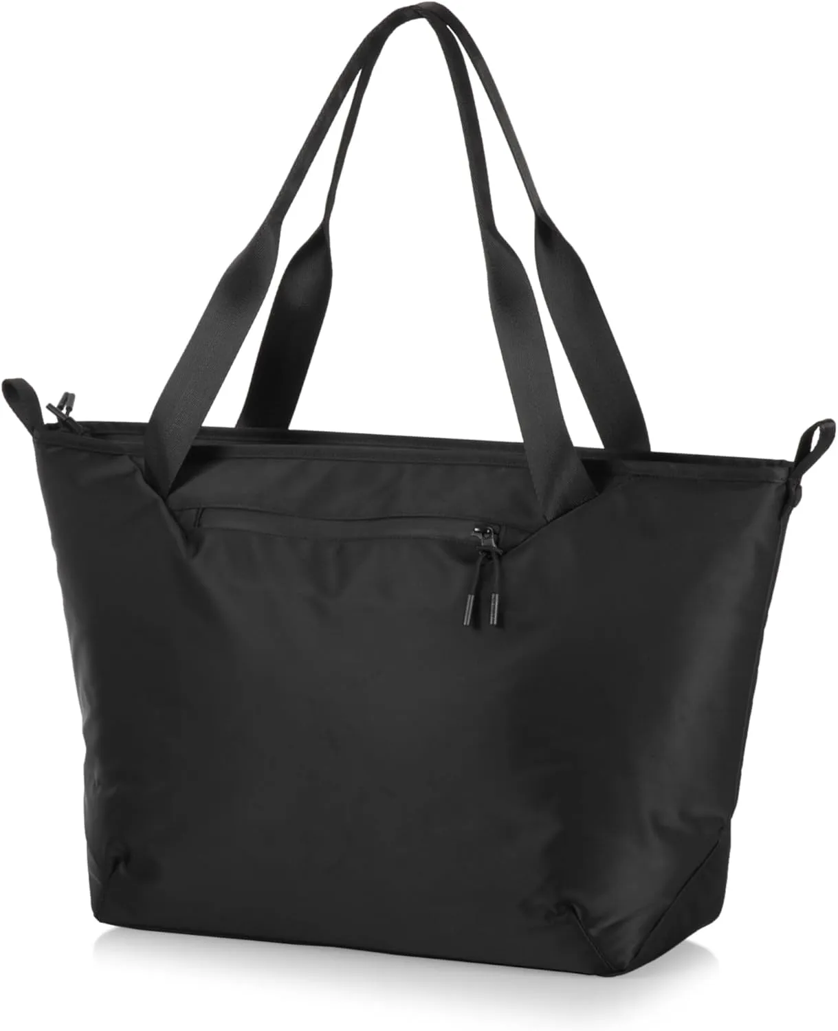 PICNIC TIME NHL Tarana Cooler Tote Bag made with Recycled Materials, Soft Cooler Tote Bag, Upcycled Picnic Cooler, (Carbon Black)