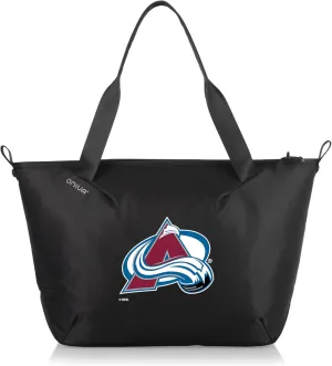 PICNIC TIME NHL Tarana Cooler Tote Bag made with Recycled Materials, Soft Cooler Tote Bag, Upcycled Picnic Cooler, (Carbon Black)