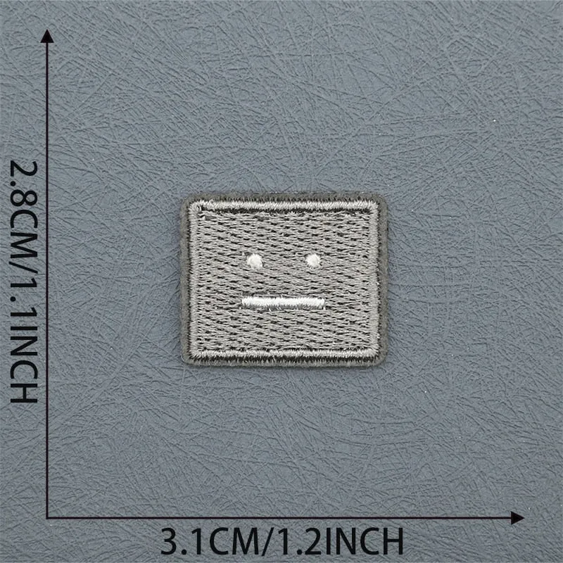 Poker Face Squares Patches